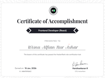 Frontend Developer (React)