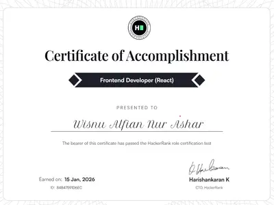 Frontend Developer (React)